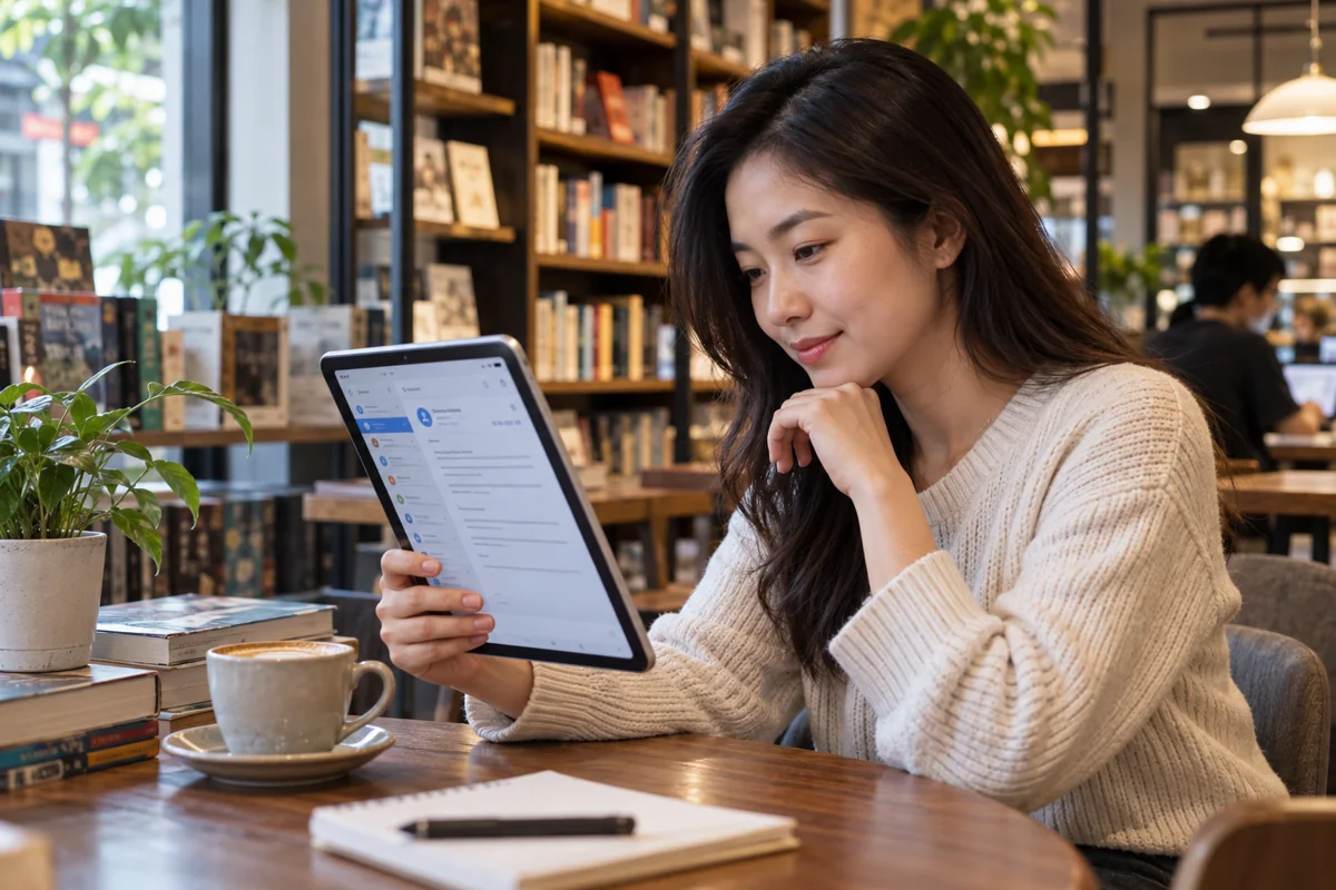 Xem nội dung thư an toàn và hiểu người gửi thời gian nhận