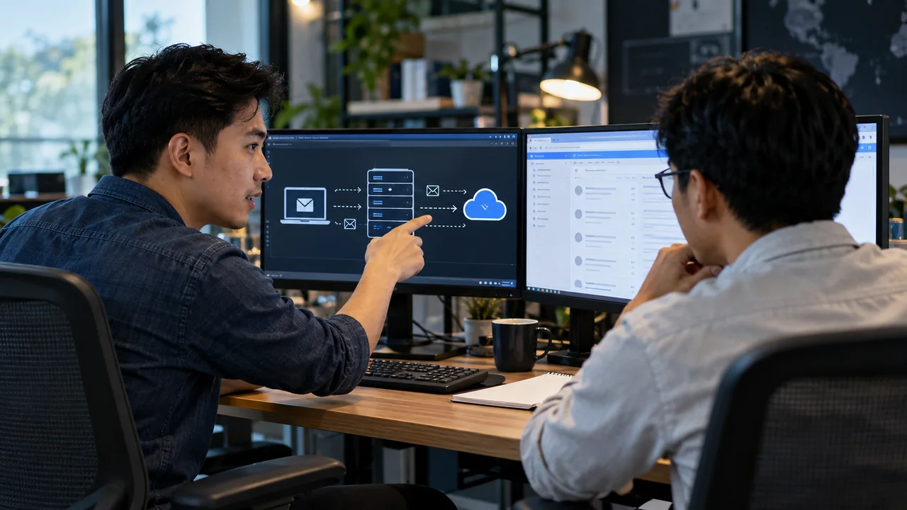 IMAP và Graph đọc thư khác kết quả: kiểm tra phương thức hỗ trợ