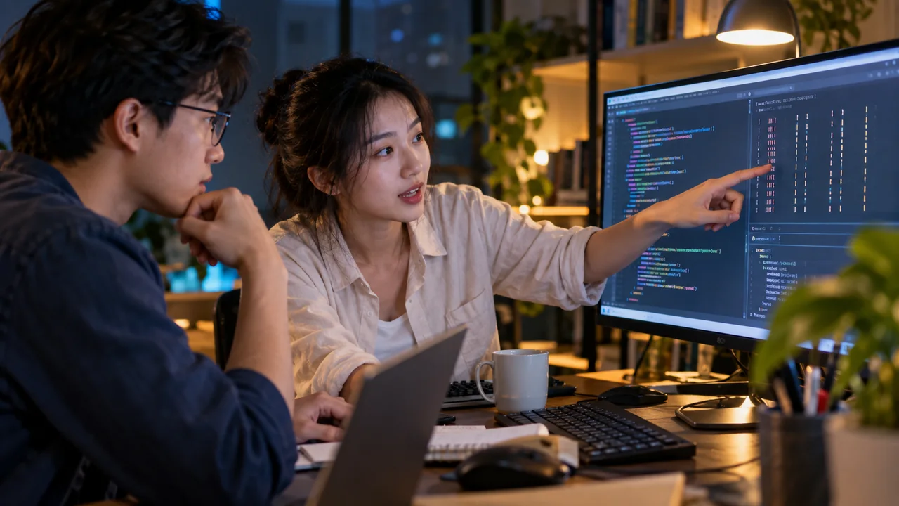 Người dùng kiểm tra dữ liệu và kết quả tách tài khoản trên máy tính: Xem trường nào thật sự đang thiếu