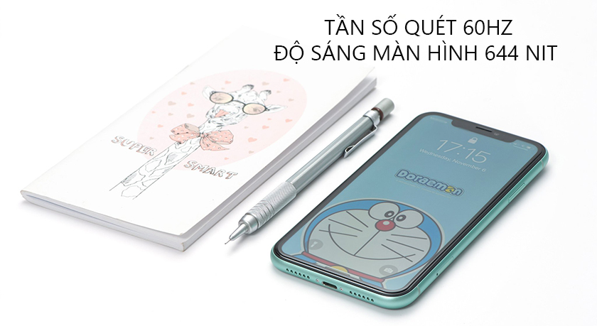 Màn hình LCD 6,1 inch Liquid Retina cho màu sắc vô cùng chân thực