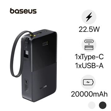 Pin sạc dự phòng Baseus Enerfill Bipow 2 Pro 20.000mAh 22.5W màn hình số kèm cáp