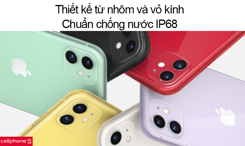 Thiết kế từ nhôm và vỏ kính, chuẩn chống nước IP68