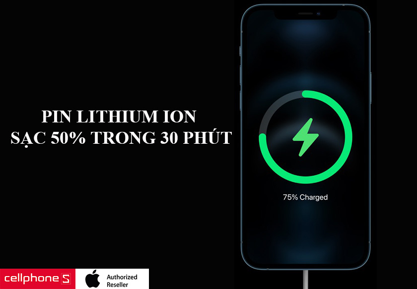 Viên pin liền cho thời lượng sử dụng lên đến cả ngày cùng công nghệ sạc nhanh 