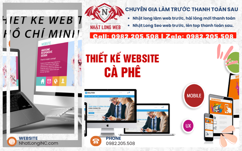 Web giá rẻ cho tiệm cà phê