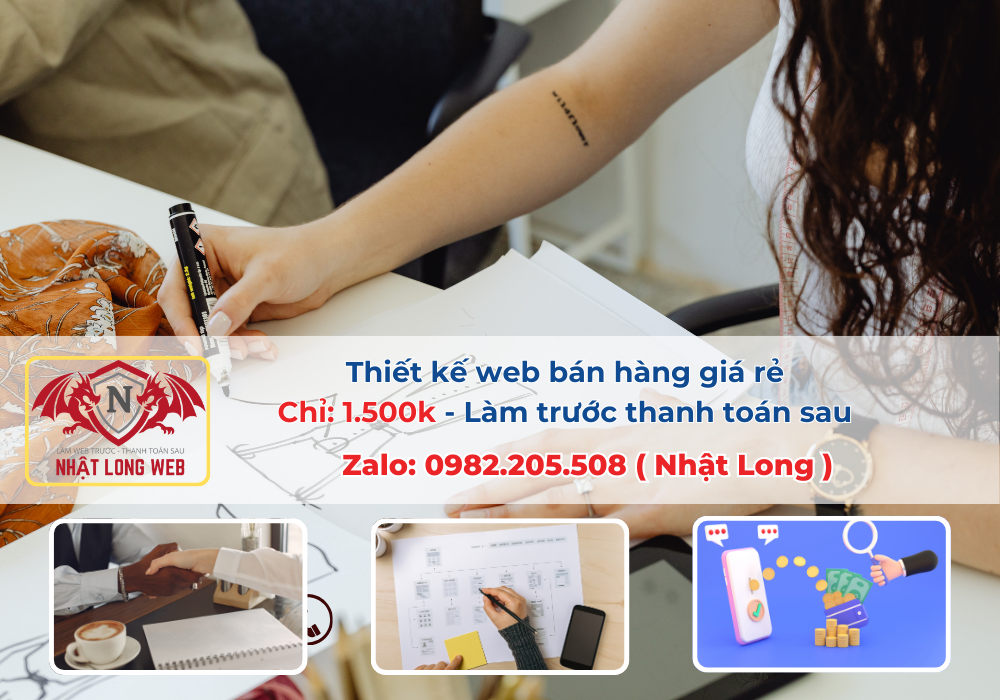 Thiết kế web bán hàng giá rẻ cho doanh nghiệp nhỏ