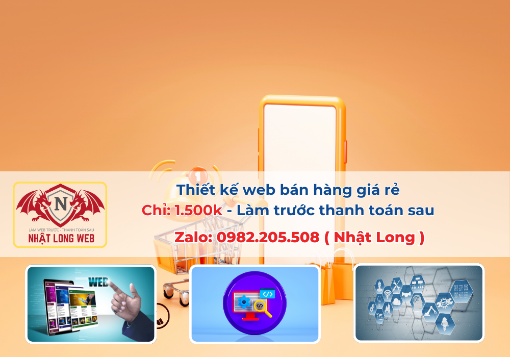 Web bán hàng giá rẻ có tích hợp mạng xã hội