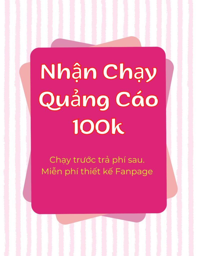Dịch vụ chạy quảng cáo Facebook, Google.