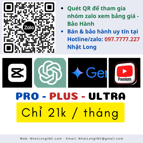Tài khoản Plus, Pro, Ultra