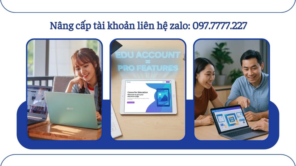 Canva edu share là giải pháp tiết kiệm chi phí với trải nghiệm gần như Canva pro, phù hợp cho nhu cầu thiết kế cơ bản và ngắn hạn.