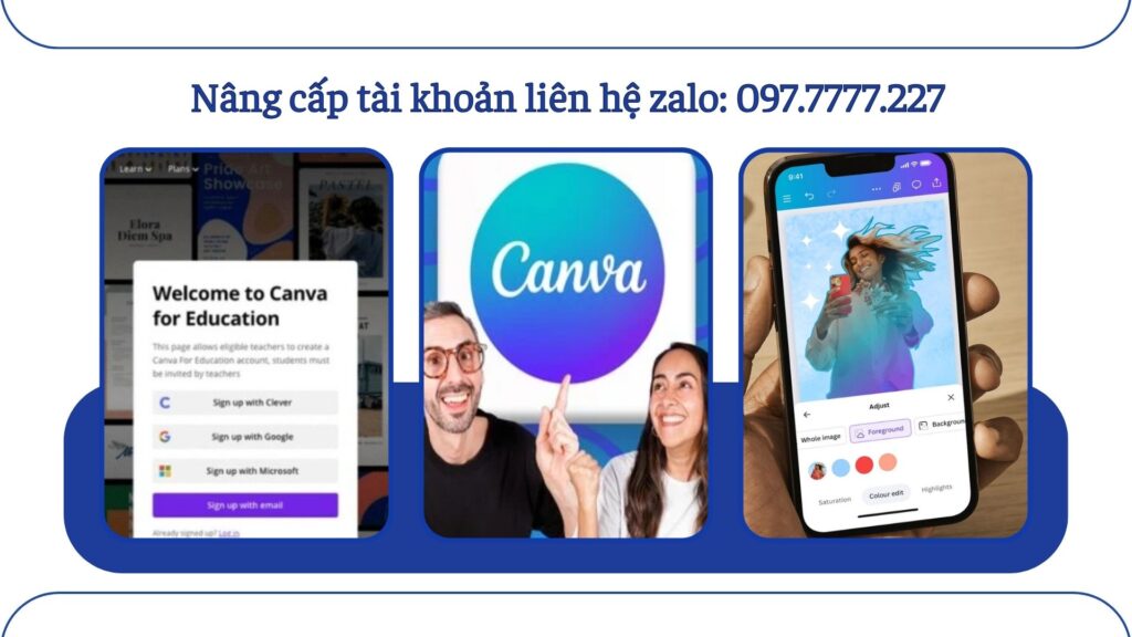 Canva edu là tài khoản thiết kế cao cấp miễn phí với đầy đủ tính năng tương đương Canva pro