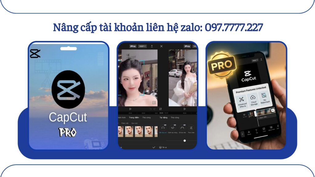CapCut Pro giá rẻ và CapCut Pro chính hãng không khác nhau về tính năng, nhưng khác rất lớn về trải nghiệm sử dụng
