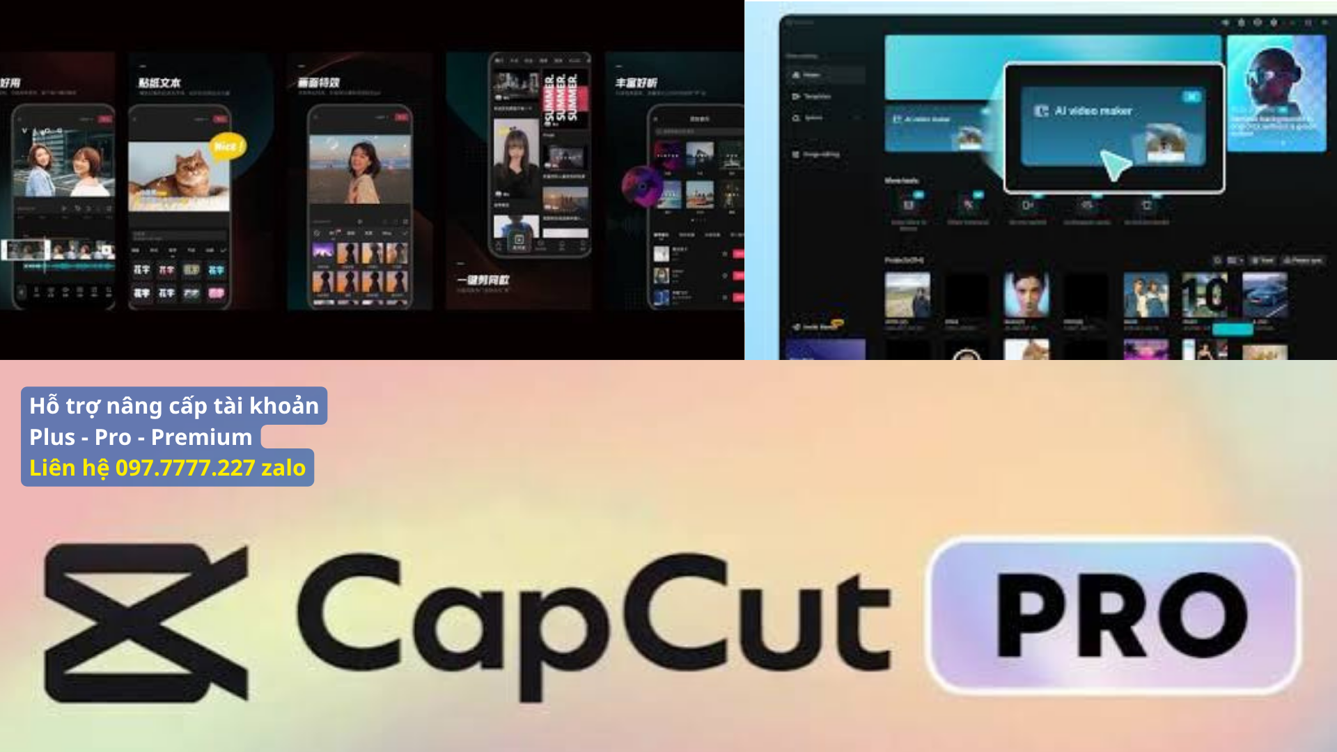 Lựa Chọn CapCut Pro 1 tháng Cho Người Mới Học Edit Video 🎬