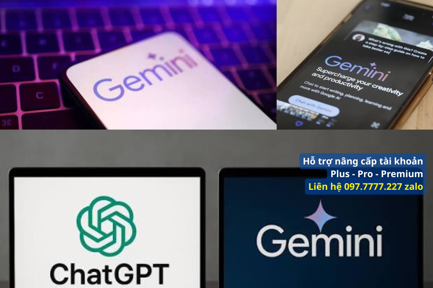 Bảng so sánh hiệu năng các giải pháp ứng dụng Gemini Pro vào Marketing