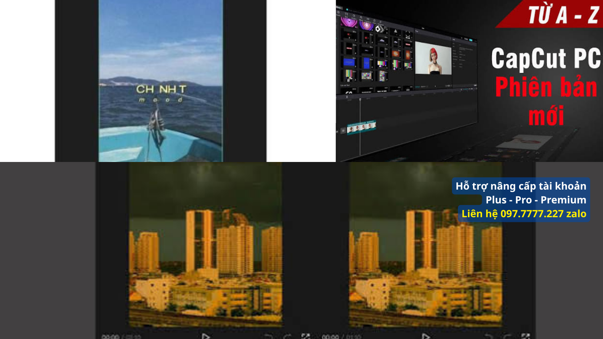 Hướng dẫn làm video từ Capcup Pro ?