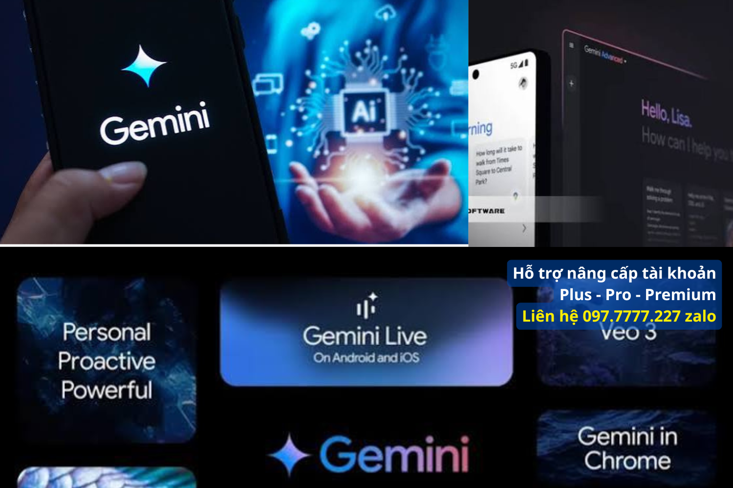 Bảng so sánh các hình thức sử dụng Gemini Pro hỗ trợ xử lý dữ liệu