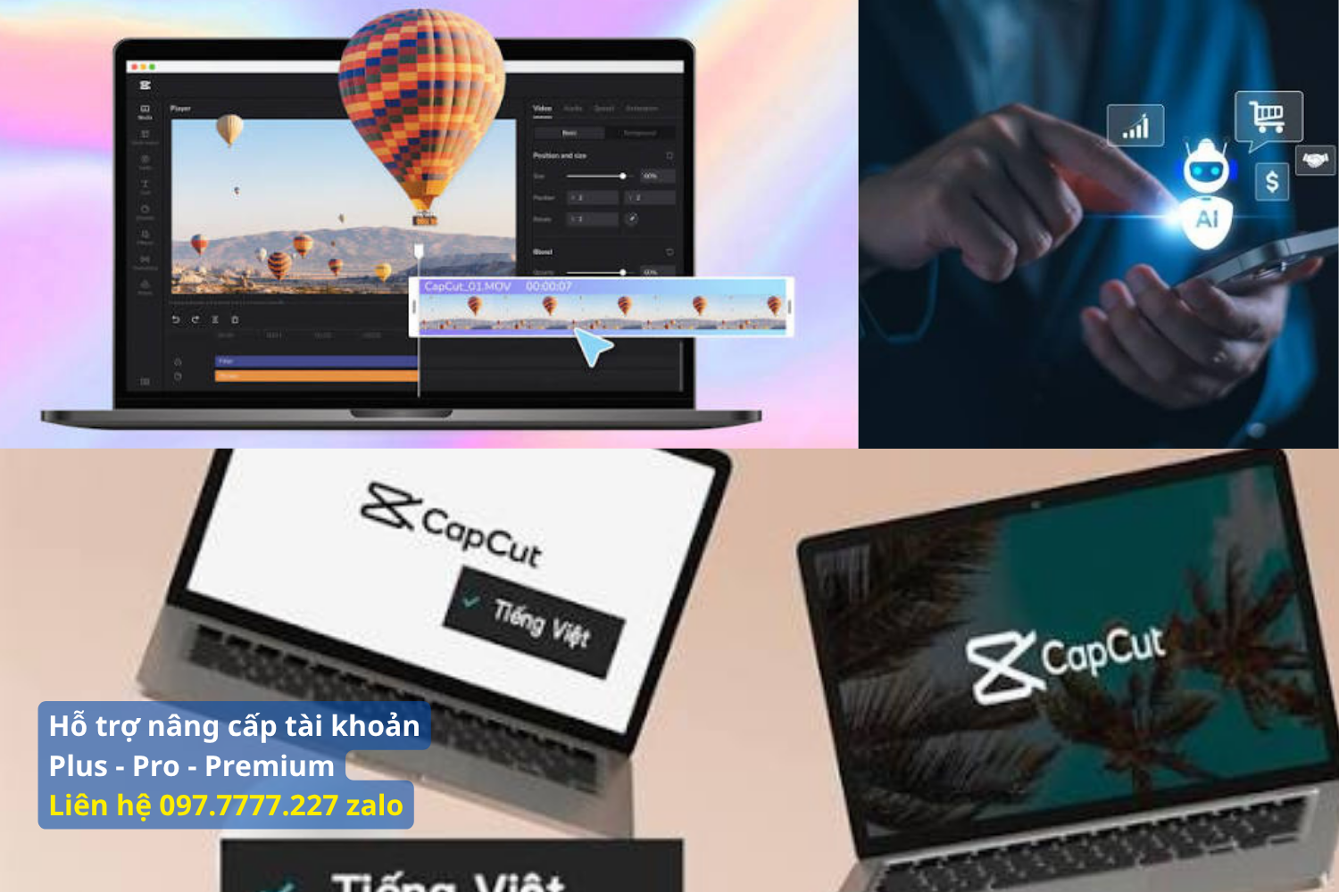 Bảng So Sánh Thời Hạn Các Gói Cước CapCut Premium Phổ Biến