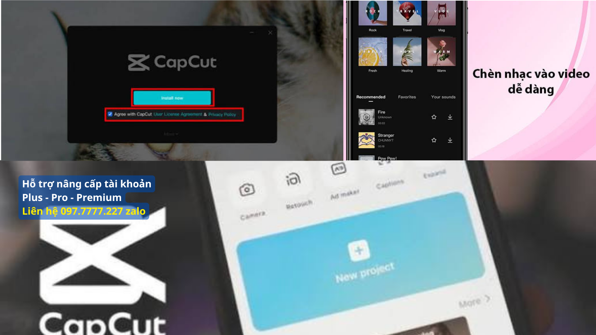 CapCut Pro 7 ngày có đầy đủ tính năng không?