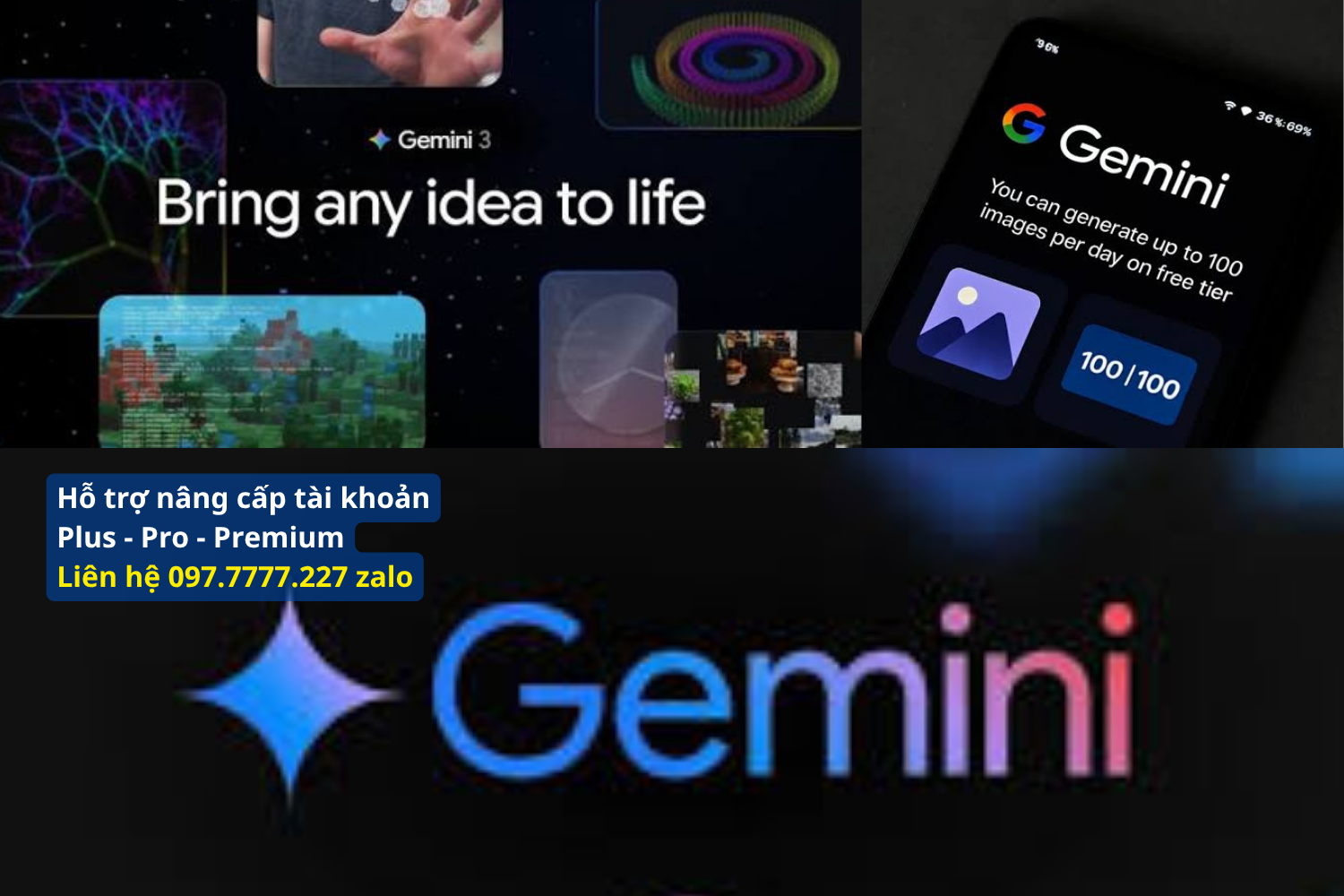 Quy trình nâng cấp gemini pro từ tài khoản Google có sẵn
