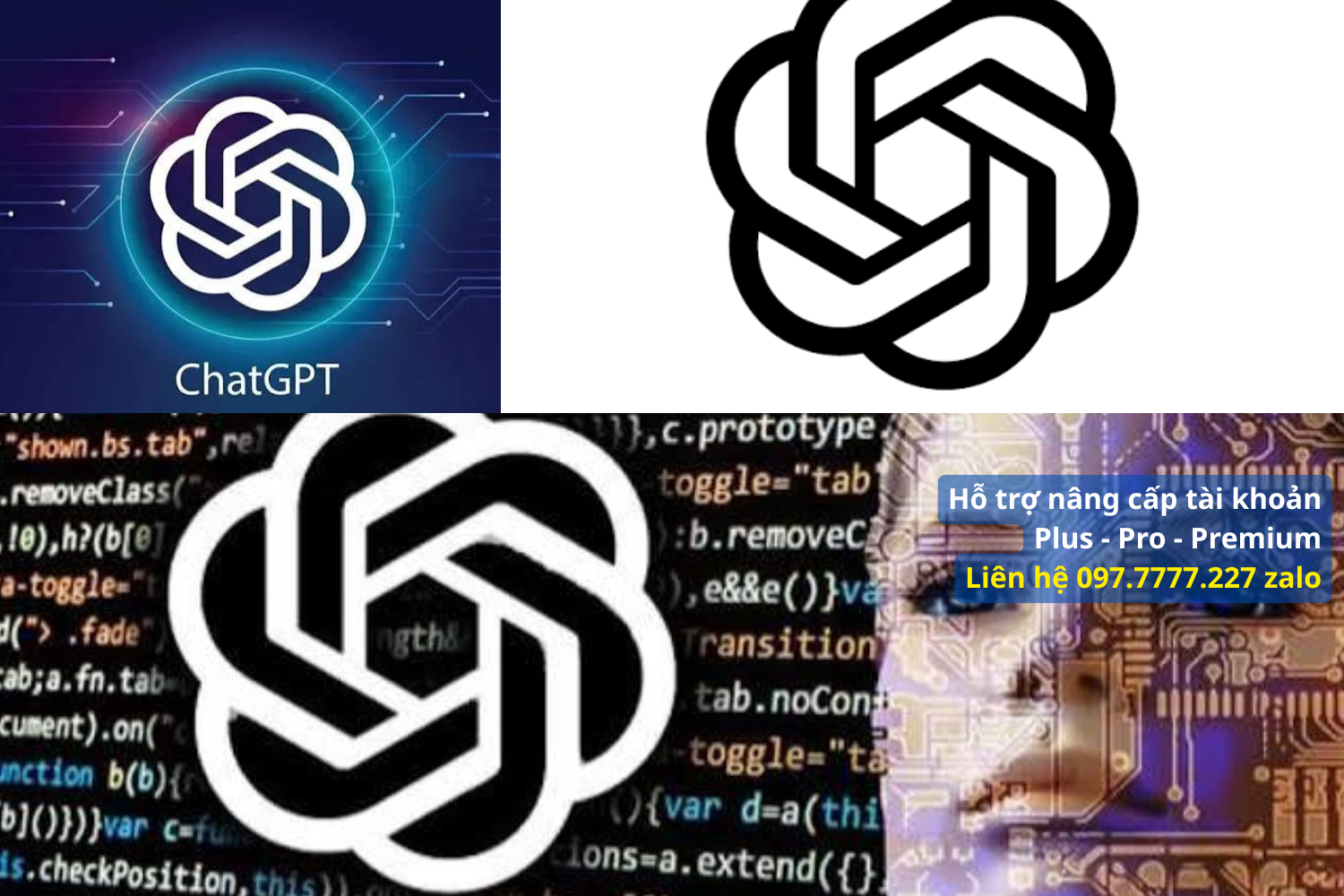 Bảng so sánh hiệu quả ứng dụng giữa các phương thức sở hữu ChatGPT
