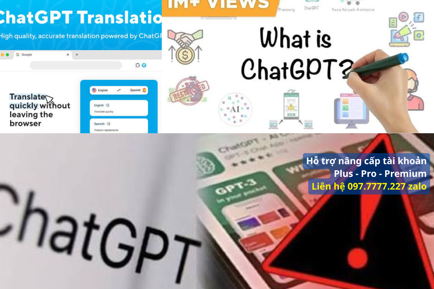 Bảng so sánh các hình thức sở hữu ChatGPT Plus và mức độ rủi ro bảo mật
