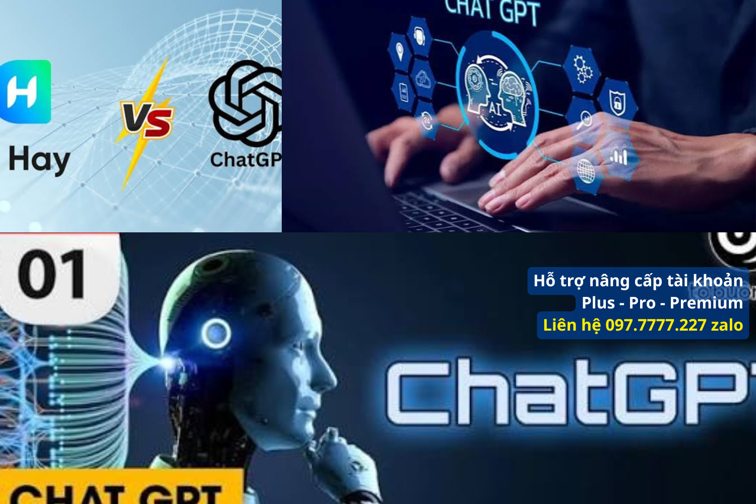 Bảng so sánh các hình thức sở hữu ChatGPT Plus hiện nay