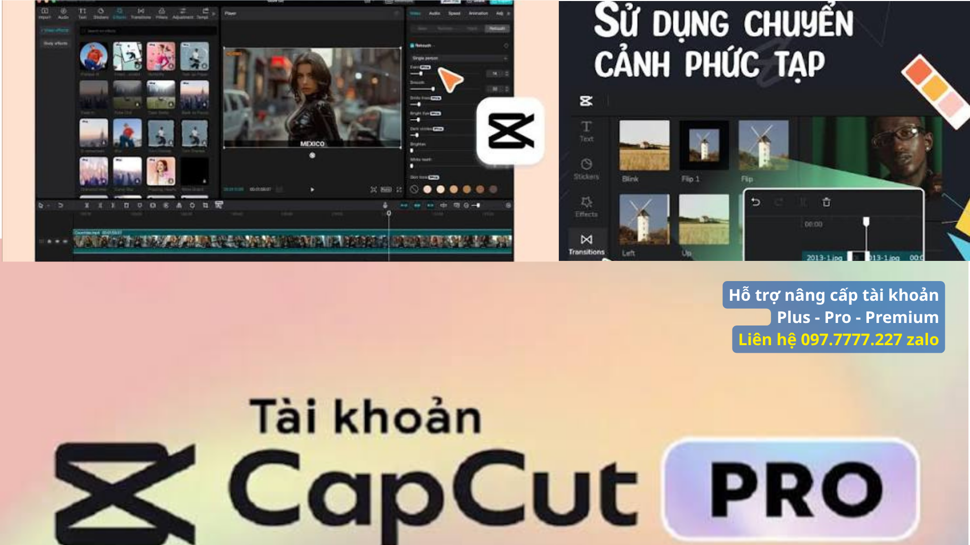 Bảng So Sánh Các Hình Thức Cung Cấp CapCut Pro Trên Thị Trường